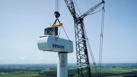 Tenaga angin, Vestas: pendapatan dan keuntungan terbang