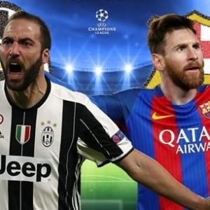 Liga dos Campeões assustadora: Juve-Barcelona e Atlético-Roma