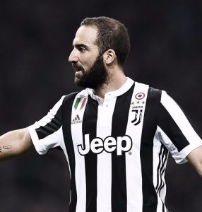 Gonzalo Higuain attaccante della Juve