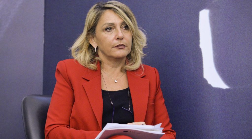 Cristina Grieco ad un convegno