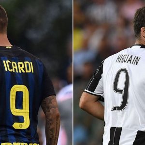 Juventus-Inter, derby Italia adalah pertarungan antara Higuain dan Icardi
