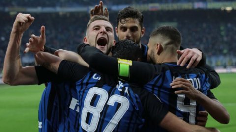 Inter: cinquina e primato. Milan beffato a Benevento
