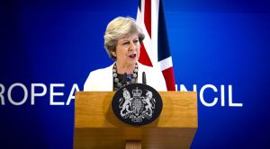 Theresa May, Primo Ministro del Regno Unito al Consiglio Europeo