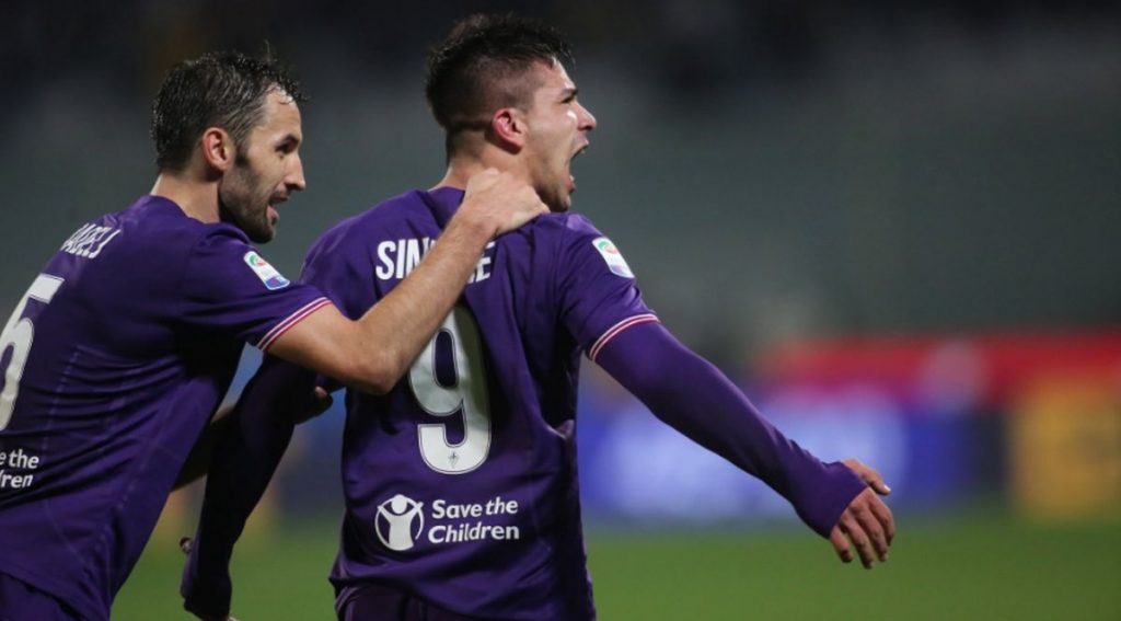 Simeone attaccante Fiorentina