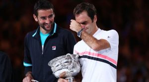 Federer in lacrime dopo il 20esimo Slam