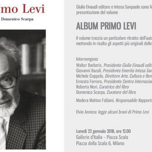 エイナウディとインテサ サンパオロがアルバム Primo Levi を発表