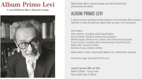 ईनाउडी और इंटेसा सानपोलो एल्बम प्राइमो लेवी प्रस्तुत करते हैं