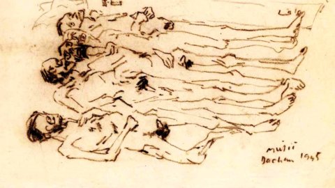 Trieste, 24 desenhos em Dachau por Zoran Mušič