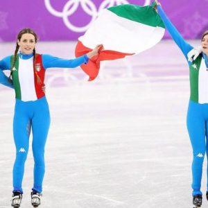 Olimpiadi, due medaglie azzurre: argento short track, bronzo biathlon