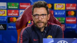 Eusebio Di Francesco allenatore della Roma