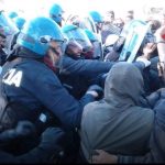 Proteste No Tap e interventi della Polizia