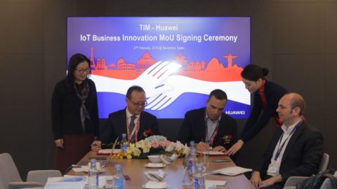 Tim e Huawei: accordo sull’Internet of Things
