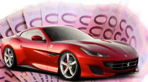 Ferrari e soldi