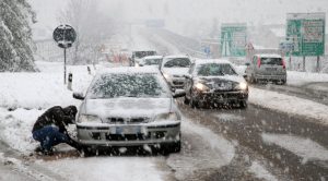 Neve su autostrada