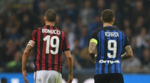 Bonucci e Icardi derby Milano