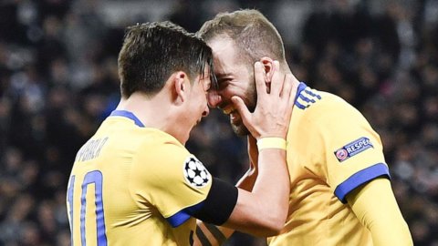 Champions: Juve, feat in London with Higuain and Dybala