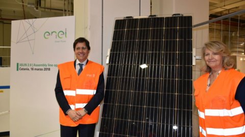 Enel, renewables: the center of excellence for photovoltaics in Catania