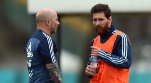 Lionel Messi e Sampaoli