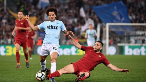 Lazio-Roma, golsüz derbi ama Inter'i geride bıraktı