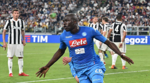 Koulibaly esulta per il Napoli