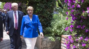 Donald Trump e Angela Merkel