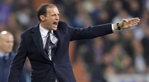 L'allenatore della Juventus Massimiliano Allegri