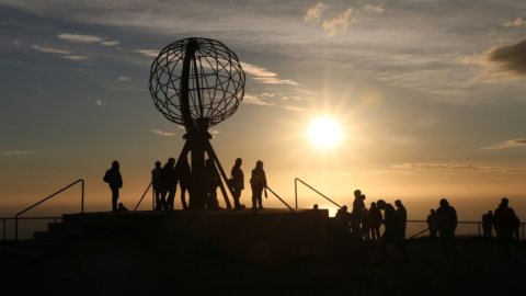 Cattolica Assicurazioni, at North Cape with Nordkapp Adventures