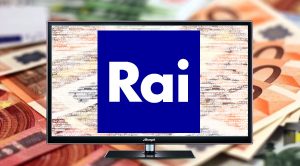 tv con il logo della rai