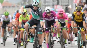 L'arrivo di una tappa del Giro d'Italia 2018