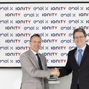 Enel: accordo con Ionity per 20 stazioni di ricarica ultrarapida