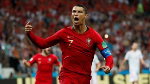 Mondiali Russia: tris Ronaldo, Spagna-Portogallo finisce 3-3