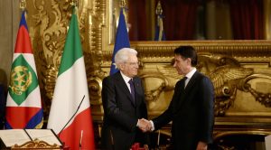 Il Premier Conte e il Presidente Mattarella al giuramento