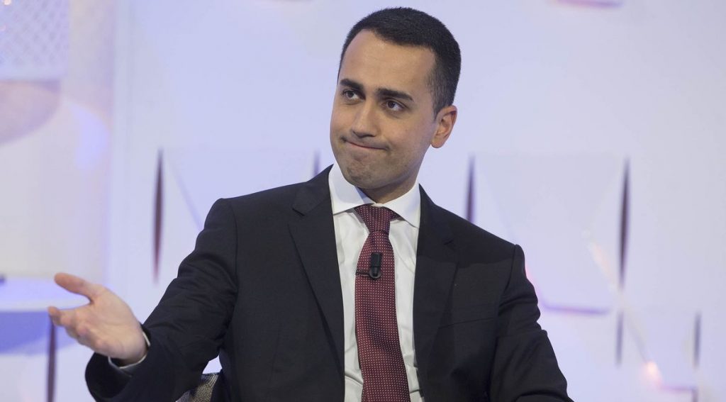 Der Minister für wirtschaftliche Entwicklung Luigi Di Maio