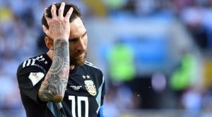 Leo Messi attaccante dell'Argentina