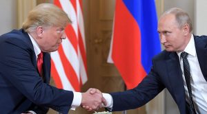Donald Trump e Vladimir Putin a Helsinki