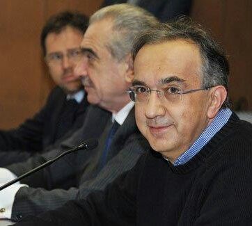 Giorgio Giva și Sergio Marchionne