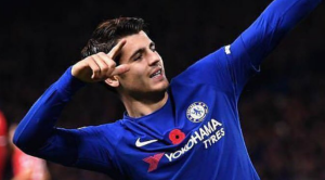 Morata con il Chelsea