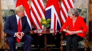 Donald Trump e Theresa May