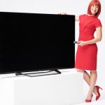 Sharp 8k TV exposé à l'Ifa de Francfort