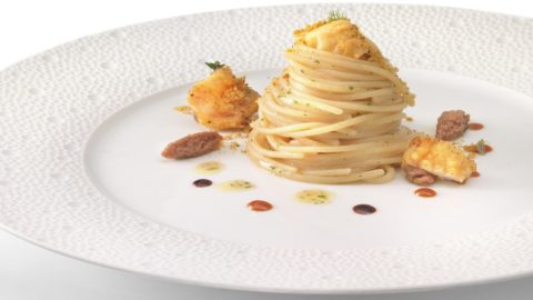 Spaghettini mit Sardellensauce und Flaggenfisch: Das Rezept von Gennarino Esposito