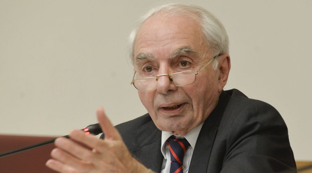 Il presidente emerito della Corte costituzionale Giuliano Amato