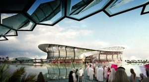 Il Lusail Iconic Stadium in Qatar