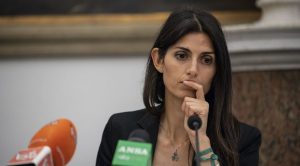 Il sindaco di Roma Virginia Raggi