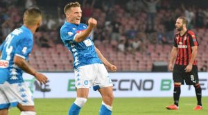 Piotr Zielinski in Napoli-Milan