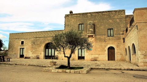 La Calcara der Brüder Colonna, in der Masseria, um Bauernkäse und Aromen zu entdecken