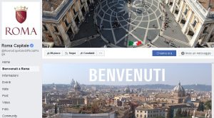 La pagina Fb di Roma Capitale