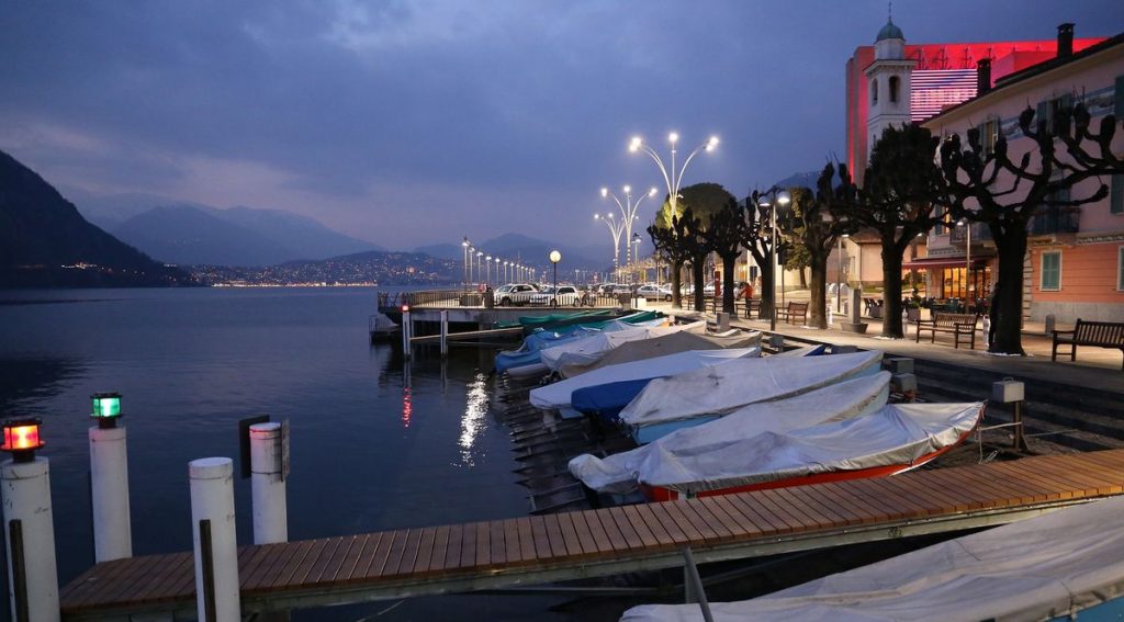 Campione d'Italia sul lago di Lugano