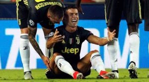 Cristiano Ronaldo piange