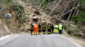 Frana al Corniolo per rischio idrogeologico