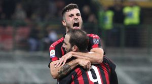 Cutrone e Higuain calciatori del Milan